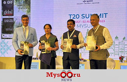 
                                Livable Cities for the Future, a compendium of essays, launched at Think 20 Summit in Mysuru