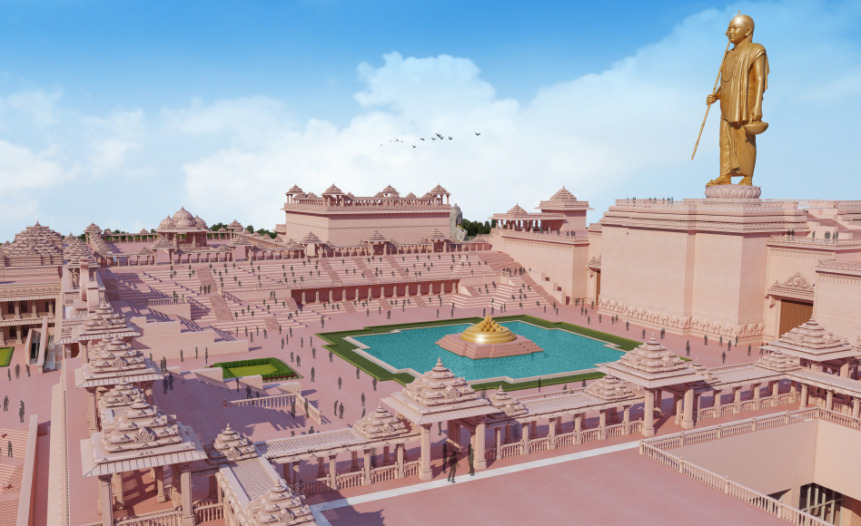 Omkareshwar Temple Development architecture