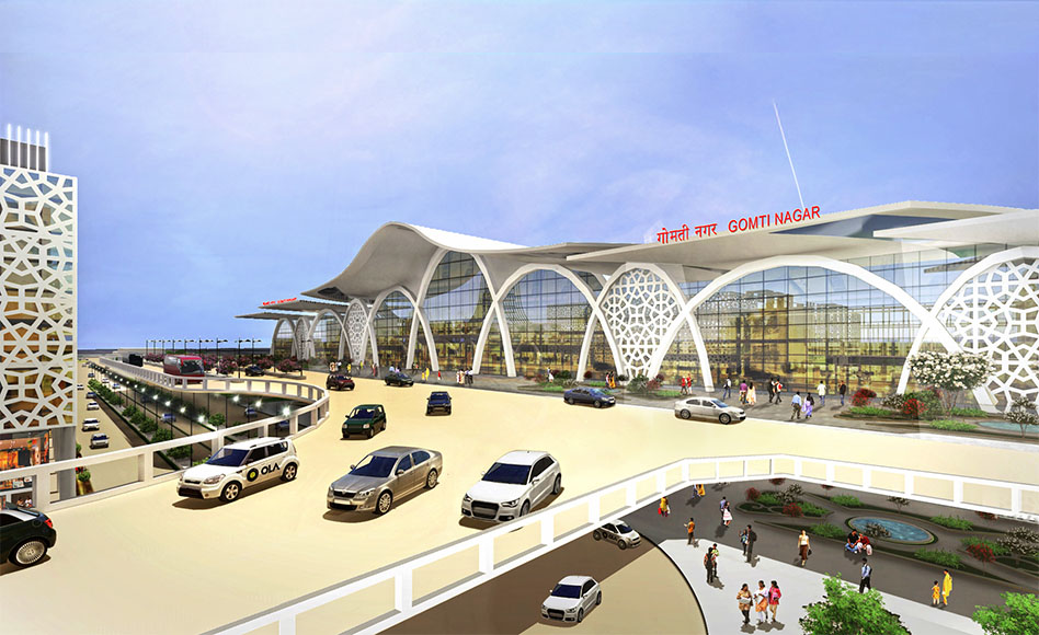 Gomti Nagar Railway Station architecture