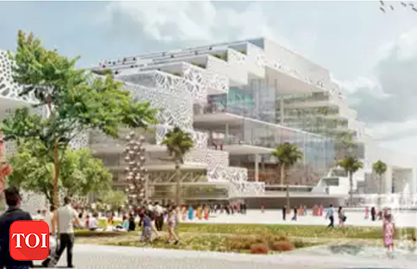 
                                2 halls the size of 4 football fields at Delhi's newest convention centre in Dwarka